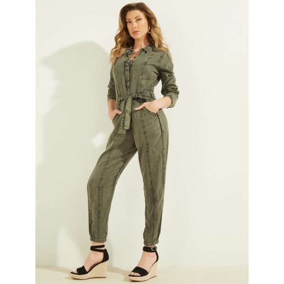 Guess Pants - New GUESS Neva Jumpsuit SZ L